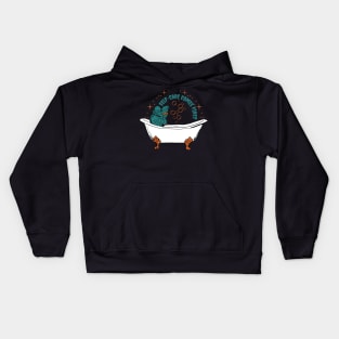 Self-Care Comes First - Classic Monster Bath Kids Hoodie